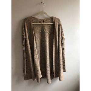 Free People Oversized Oatmeal Cardigan